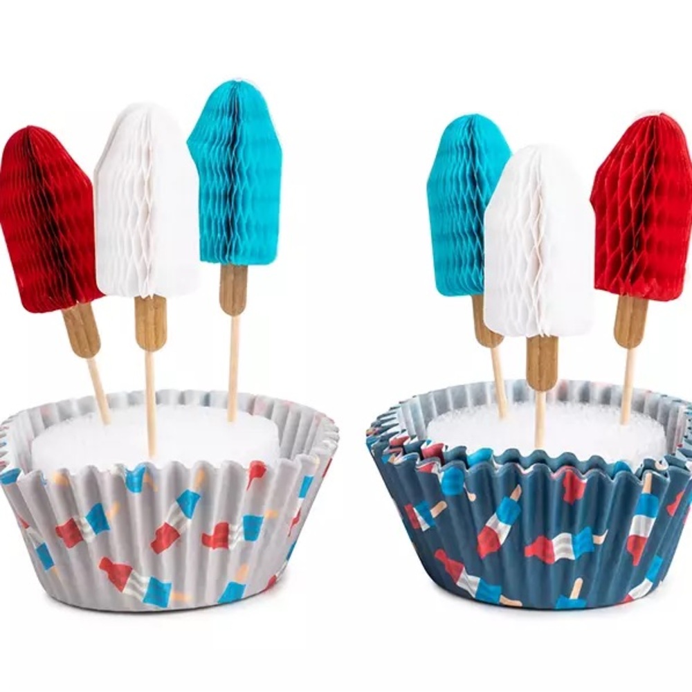 Core Party Prep Rocket Pop Cupcake Kit Liners & Toppers